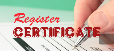 Register Certificate